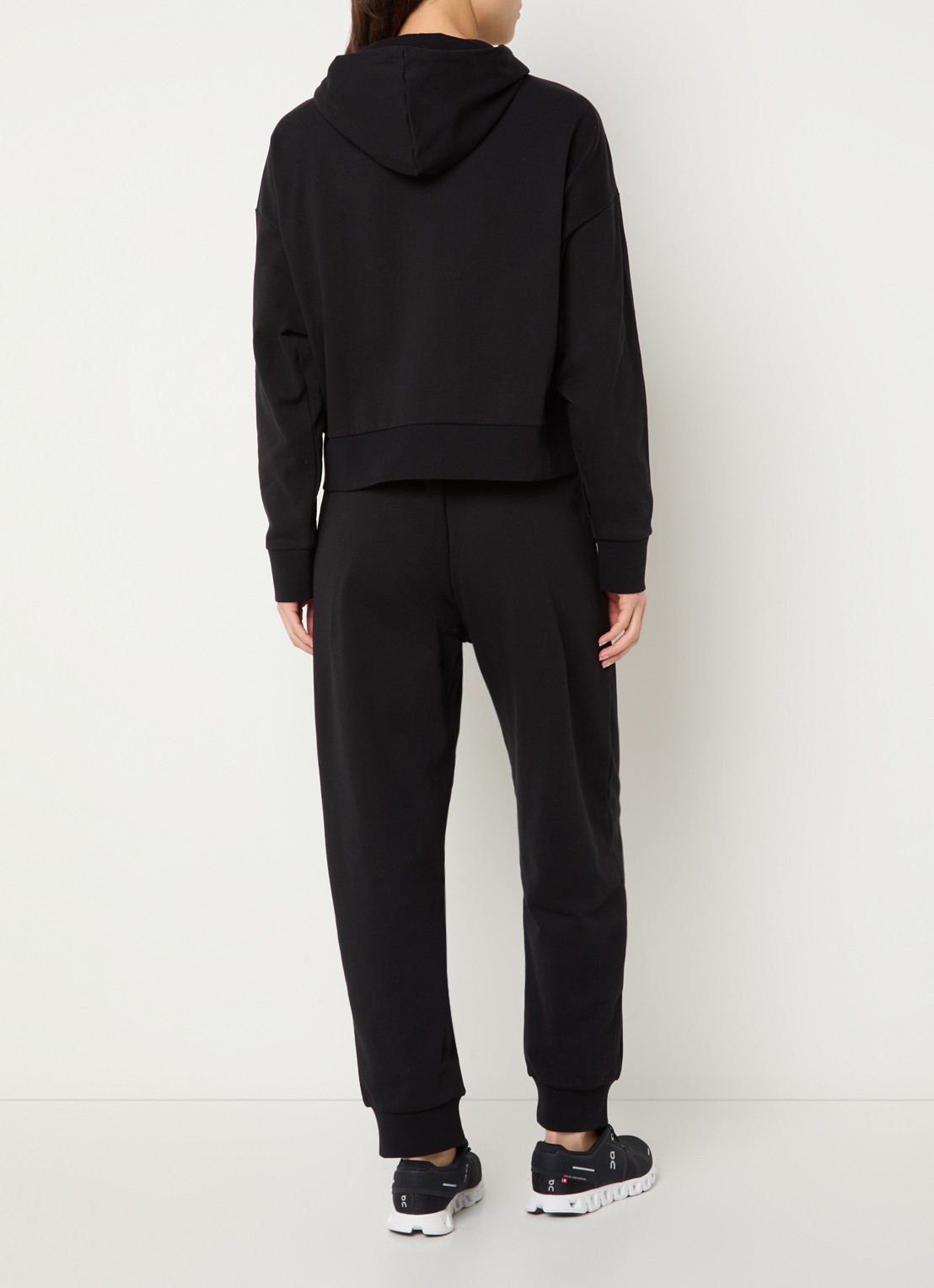 Armani Trainingspak met logo en steekzakken - achterkant 3 zwart