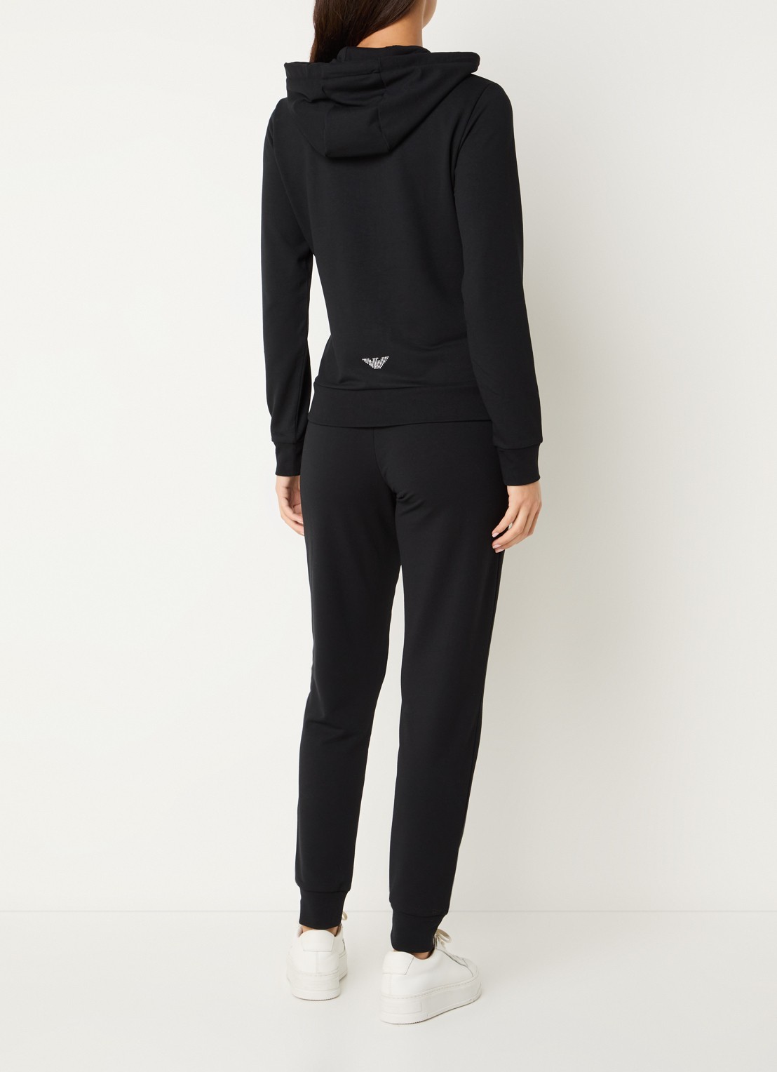 Armani Trainingspak met logo en steekzakken - achterkant zwart