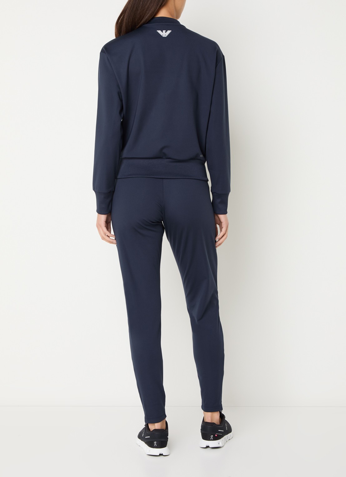 Armani Trainingspak met logo en steekzakken - achterkant donkerblauw