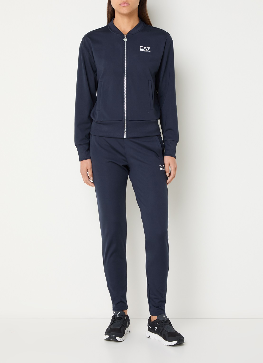 Armani Trainingspak met logo en steekzakken - detail 4 donkerblauw