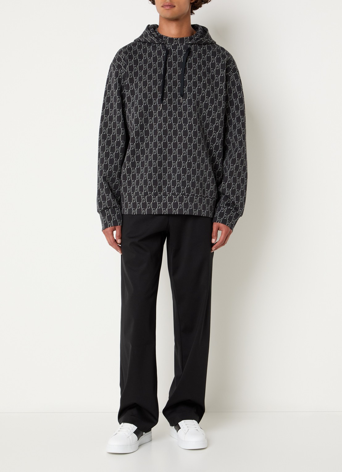 Armani Trainingspak met logo en steekzakken - detail 4 antraciet
