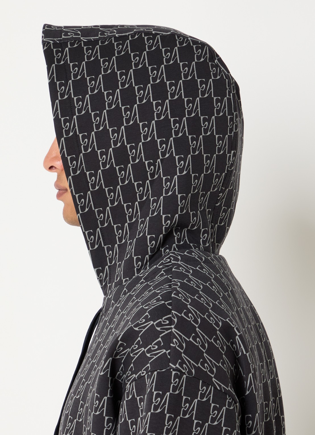 Armani Trainingspak met logo en steekzakken - detail 5 antraciet