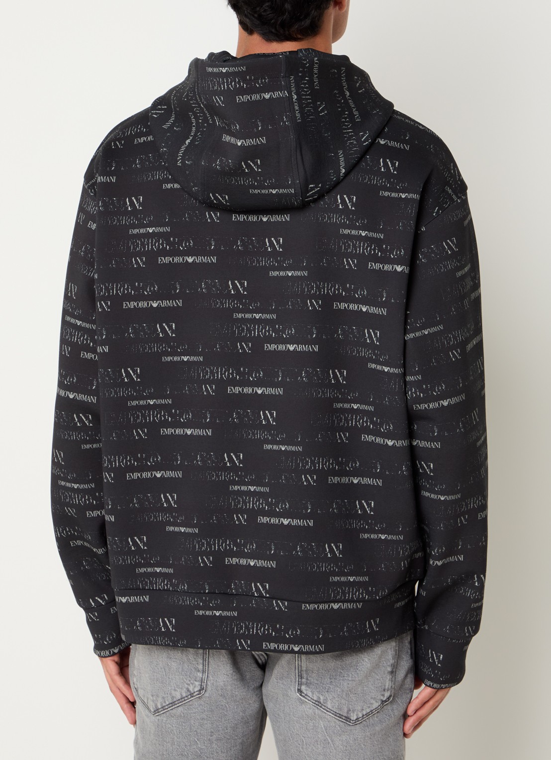 Armani Trainingspak met logo en steekzakken - achterkant 5 steenrood