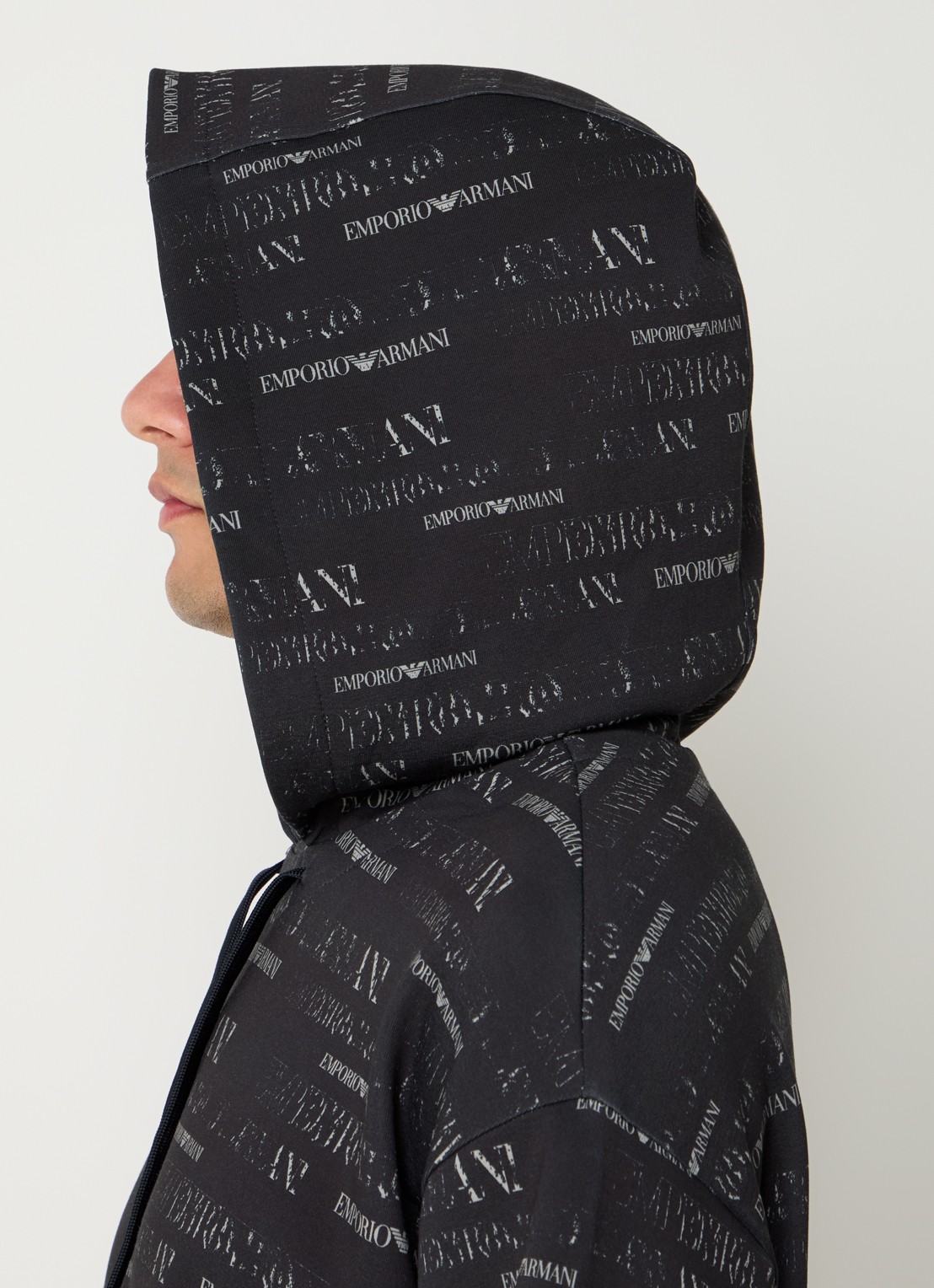 Armani Trainingspak met logo en steekzakken - detail 4 steenrood