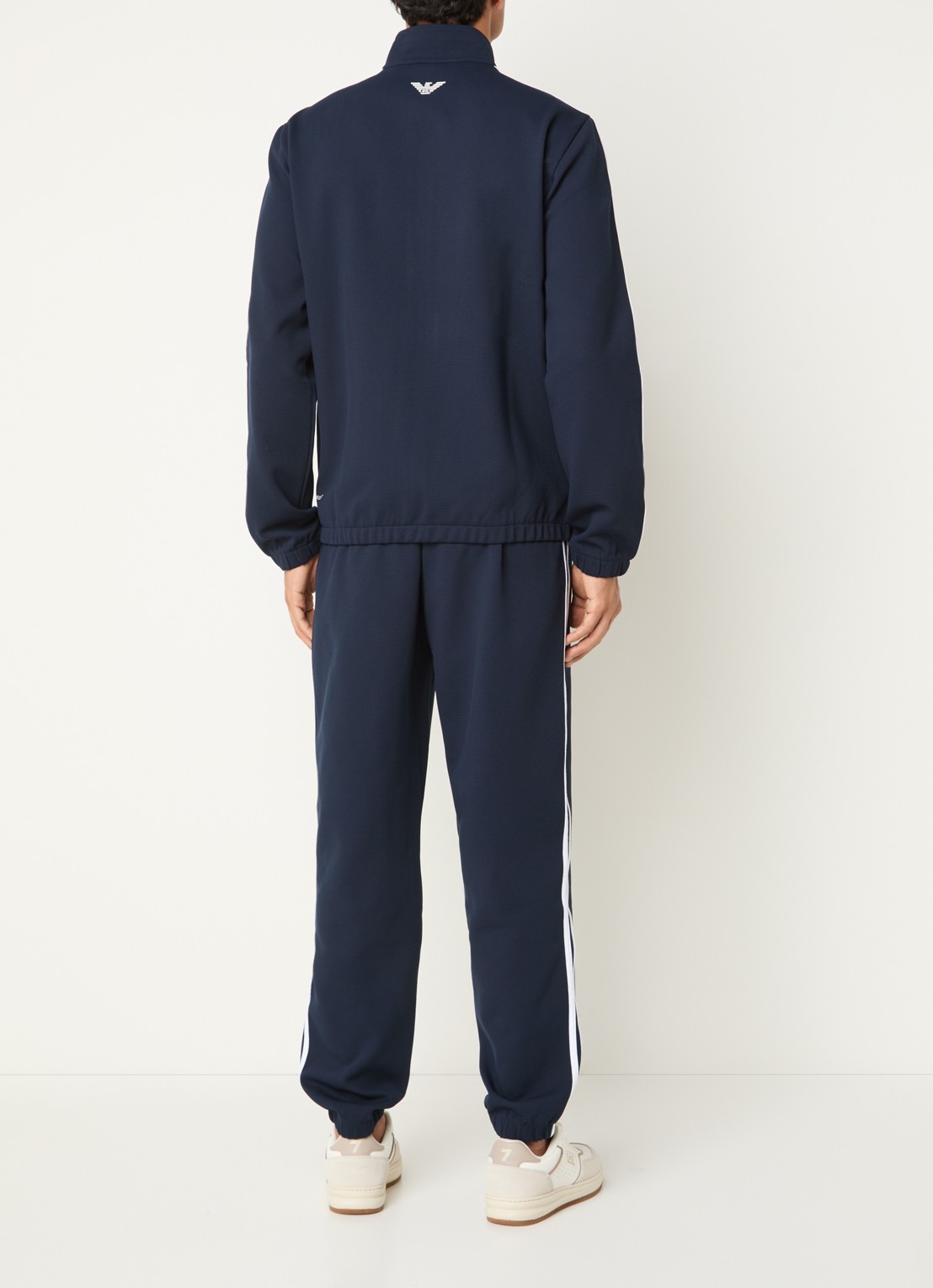 Armani Trainingspak met logo - achterkant 4 donkerblauw