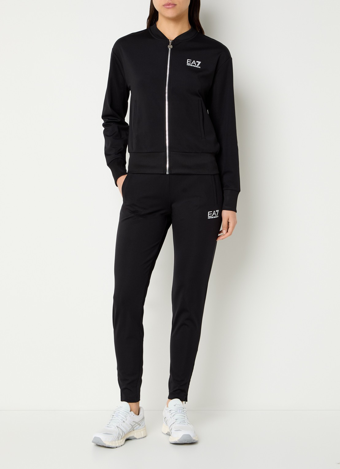 Armani Trainingspak met logo - detail 3 zwart
