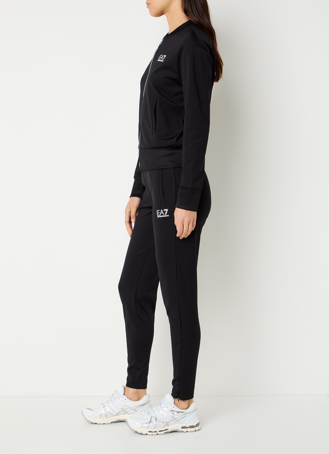 Armani Trainingspak met logo - voorkant 2 zwart