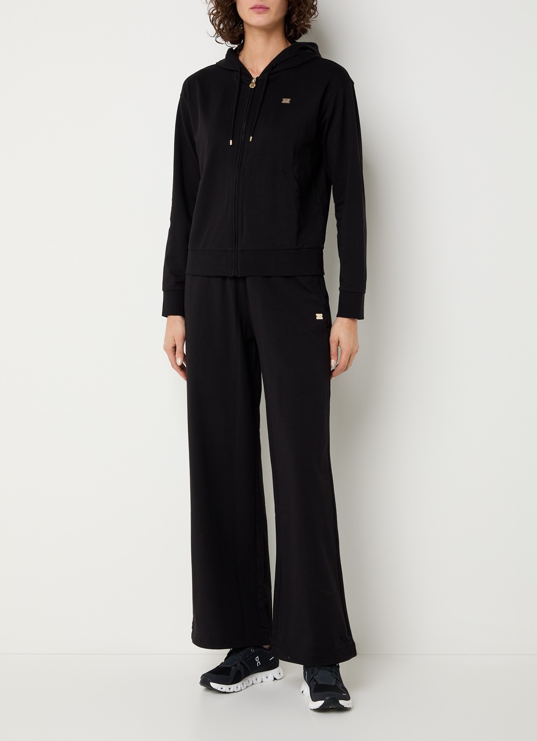 Armani Trainingspak met logo - detail 4 zwart