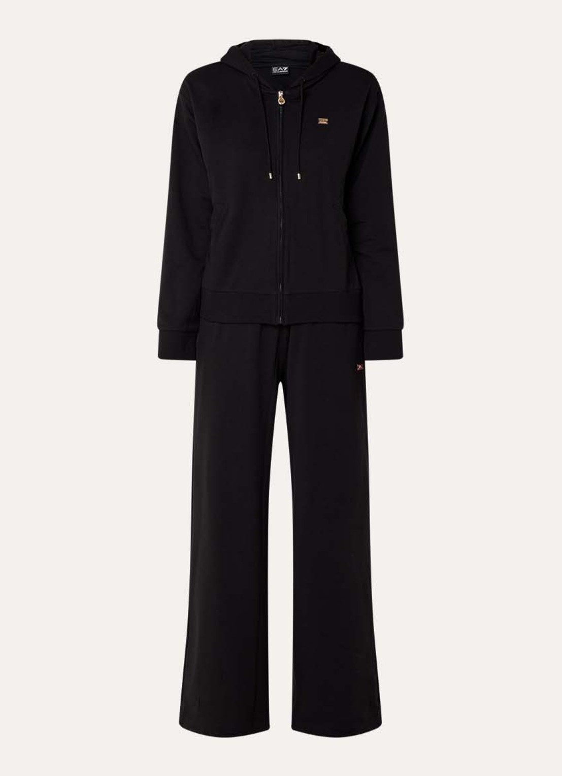 Armani Trainingspak met logo - voorkant zwart