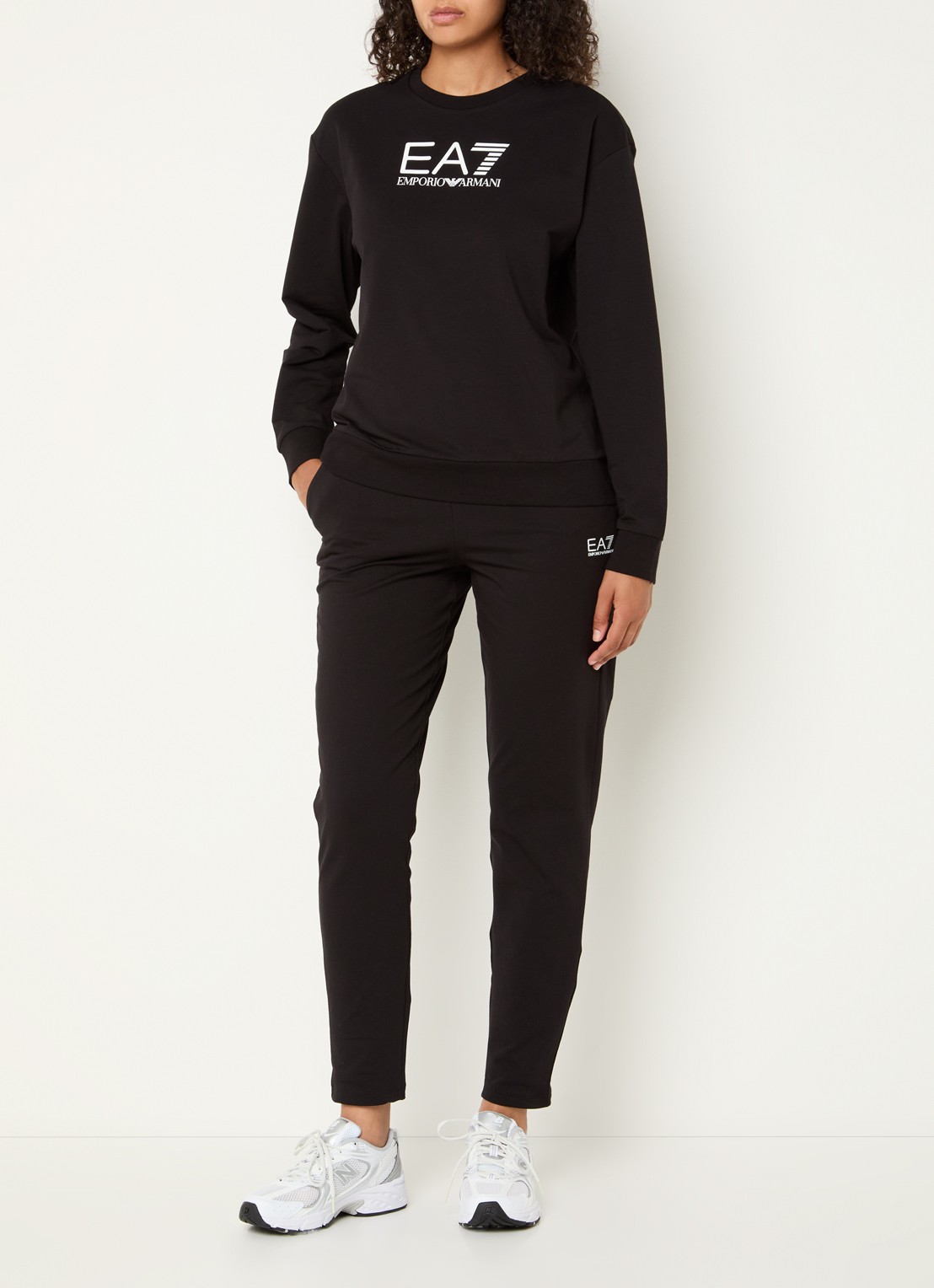 Armani Trainingspak met logoprint - detail 4 diepzwart