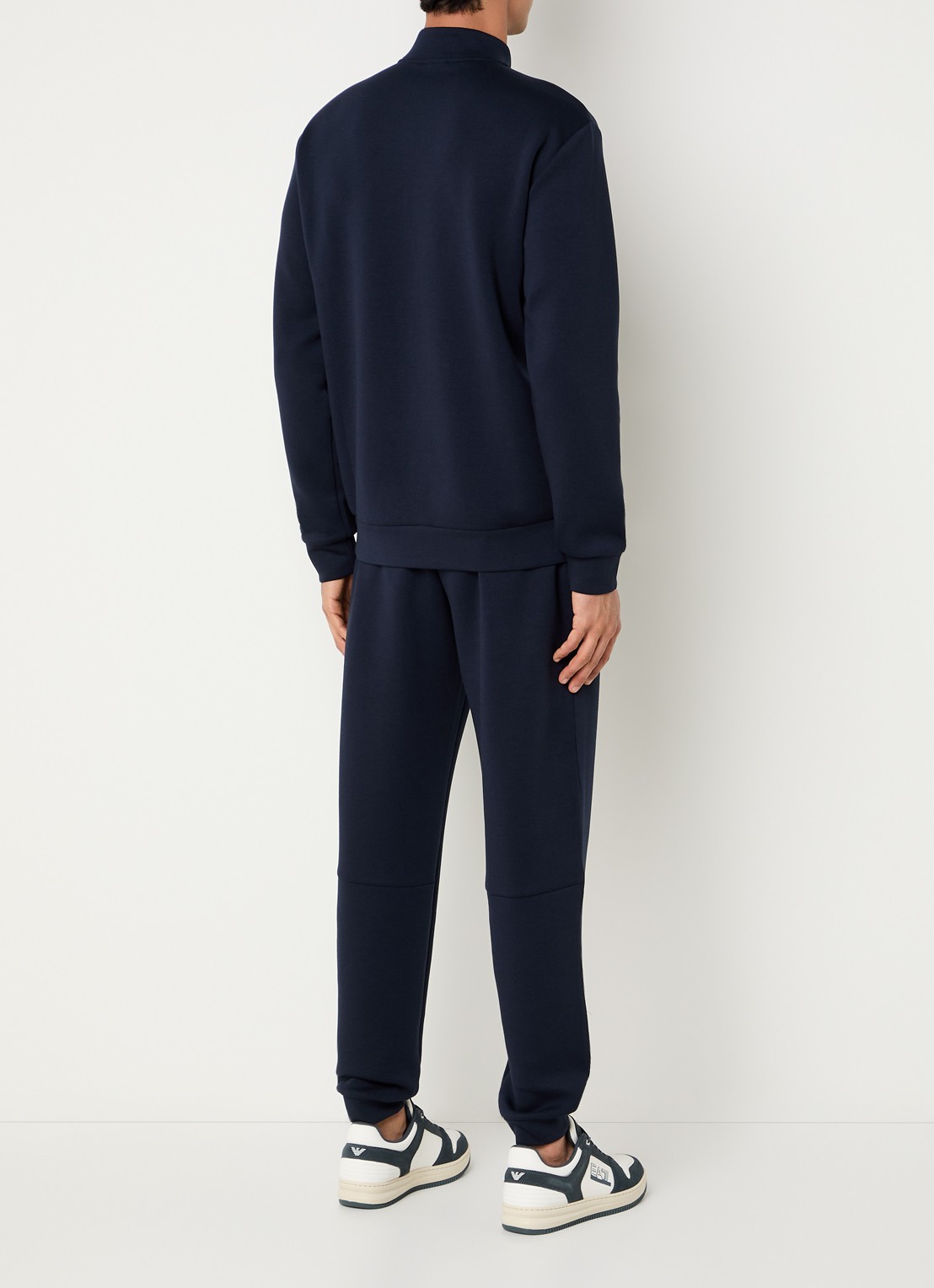Armani Trainingspak met steekzakken en logo - achterkant 3 donkerblauw