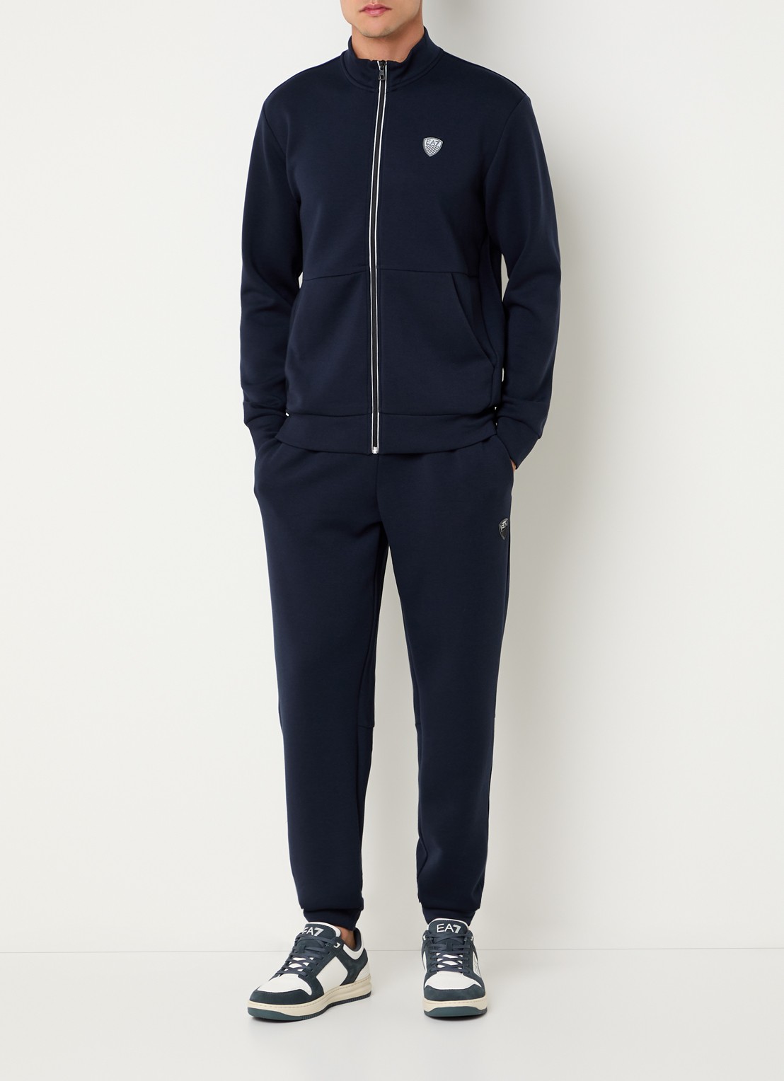 Armani Trainingspak met steekzakken en logo - detail 4 donkerblauw