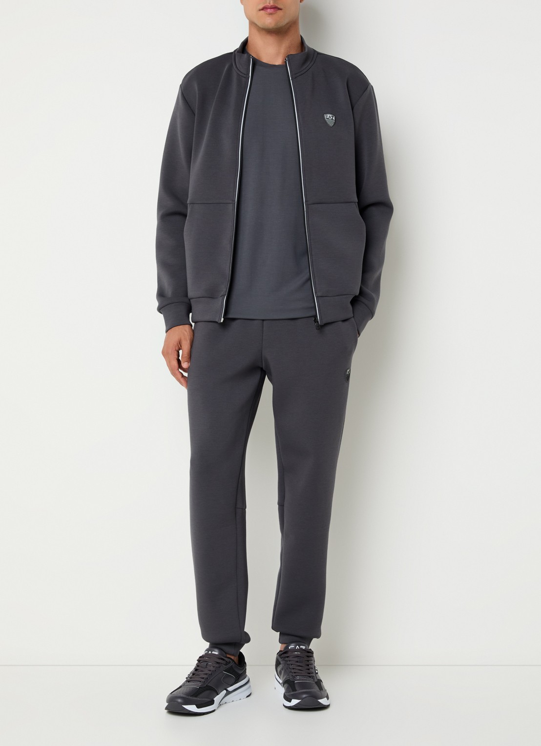 Armani Trainingspak met steekzakken en logo - detail 3 antraciet