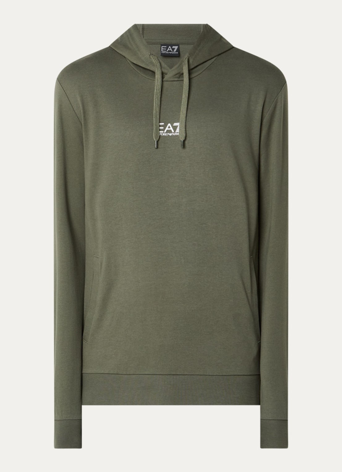 Armani Trainingspak met steekzakken en logo - voorkant 3 legergroen