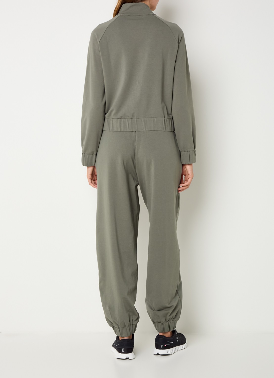 Armani Trainingspak met steekzakken en logo - achterkant 4 legergroen