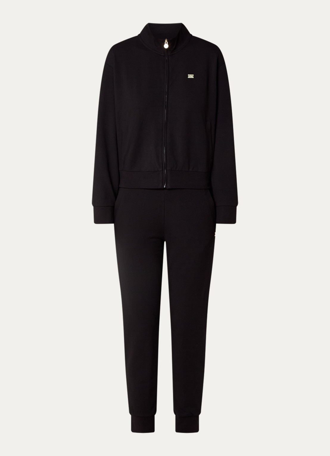 Armani Trainingspak met steekzakken en logo - voorkant 2 zwart