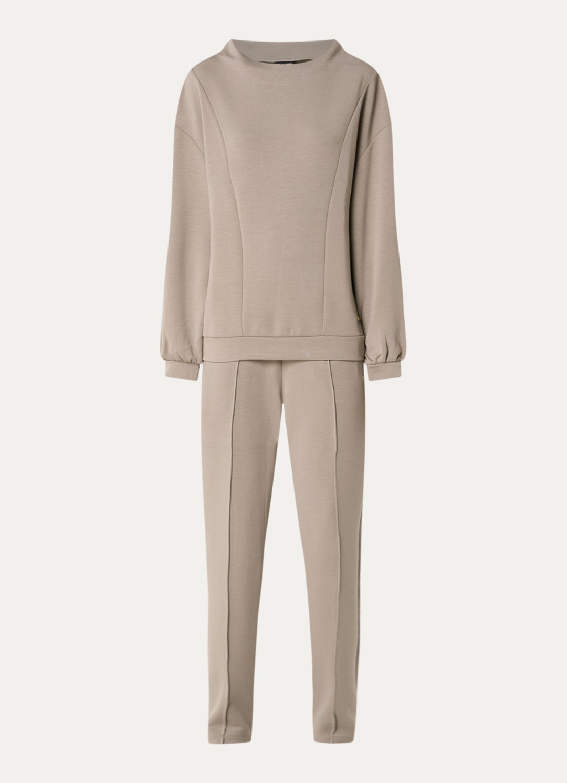 Armani Trainingspak met steekzakken - voorkant beige