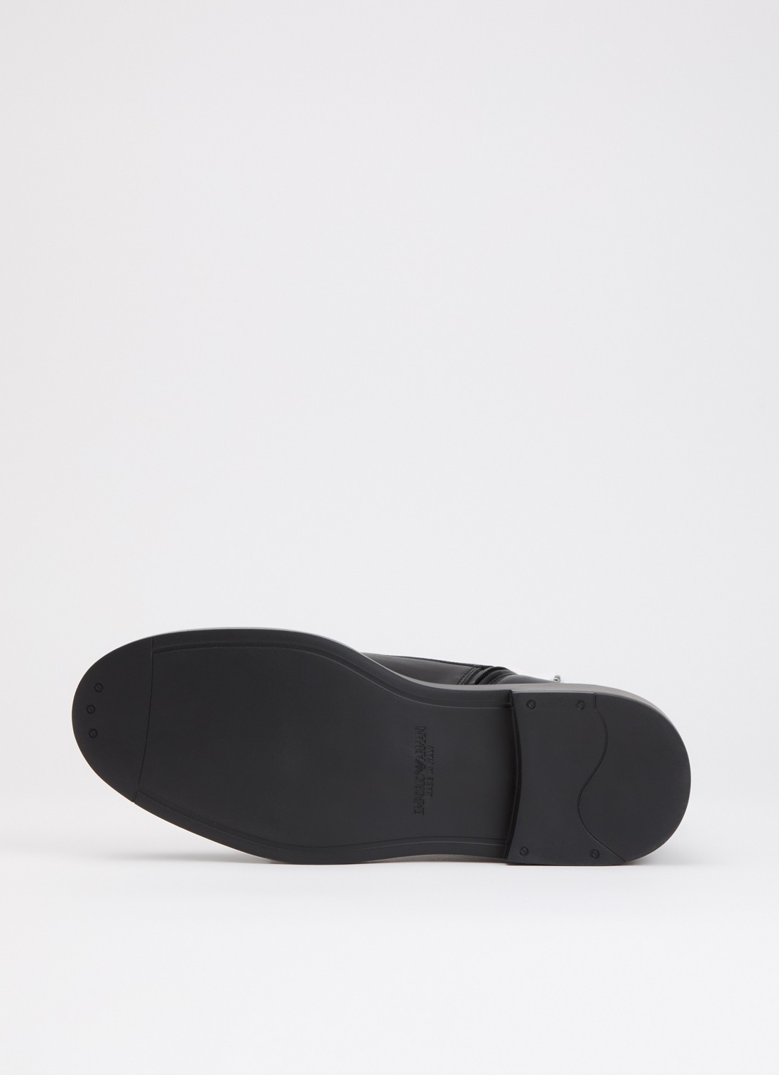 Armani Veterboot van leer - detail 2 zwart