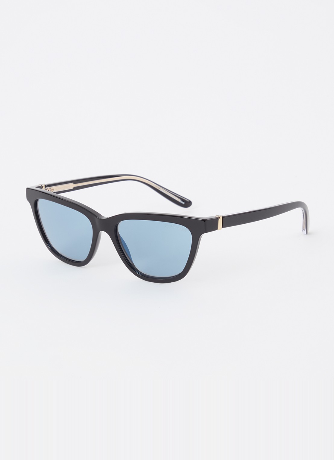 Armani Wayfarer zonnebril AR8221 - voorkant zwart