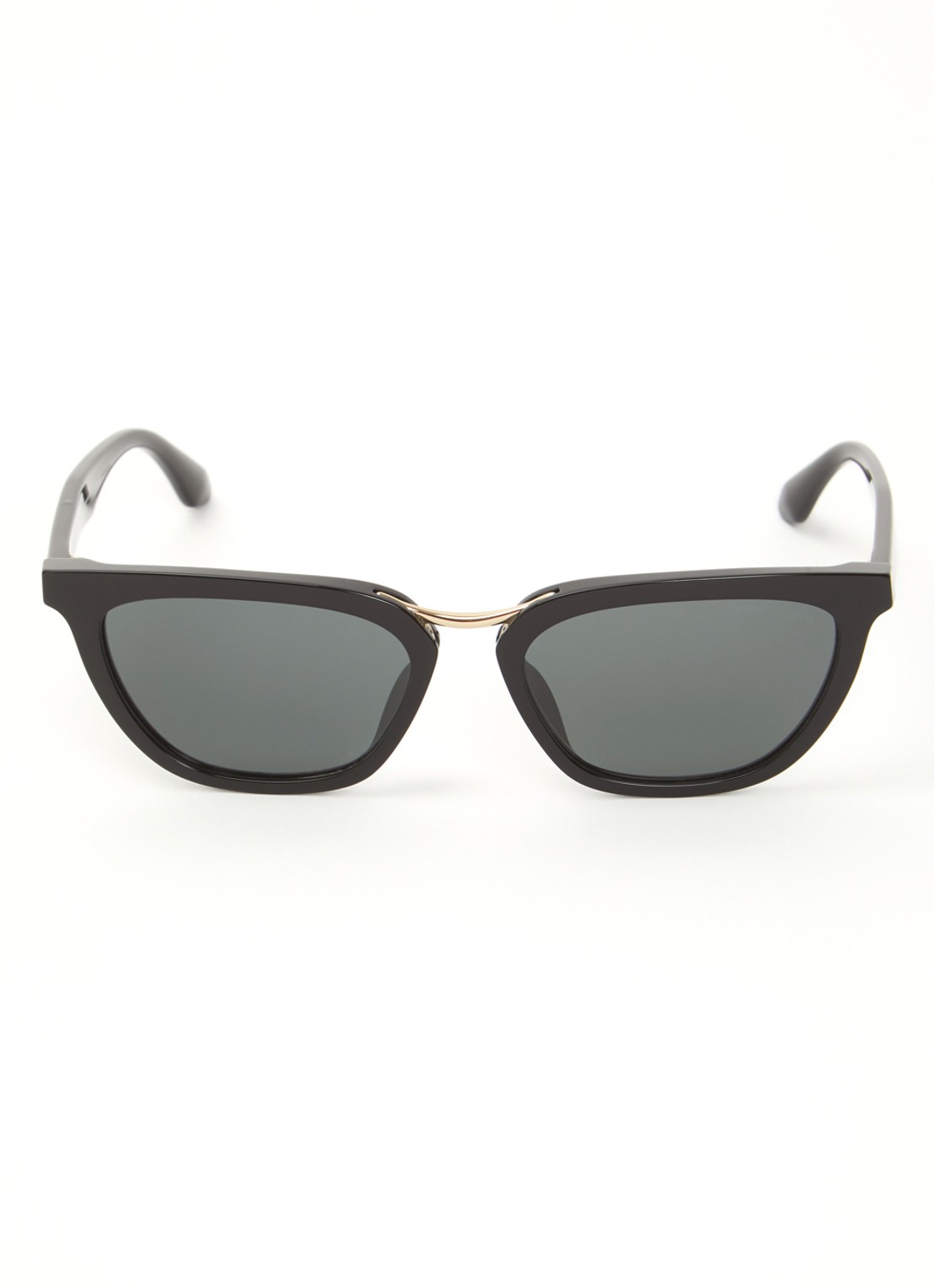 Armani Wayfarer zonnebril AR8253U - detail zwart
