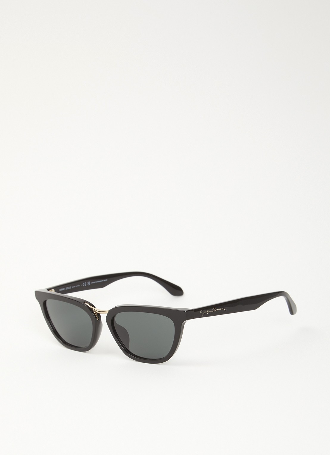 Armani Wayfarer zonnebril AR8253U - voorkant 4 zwart