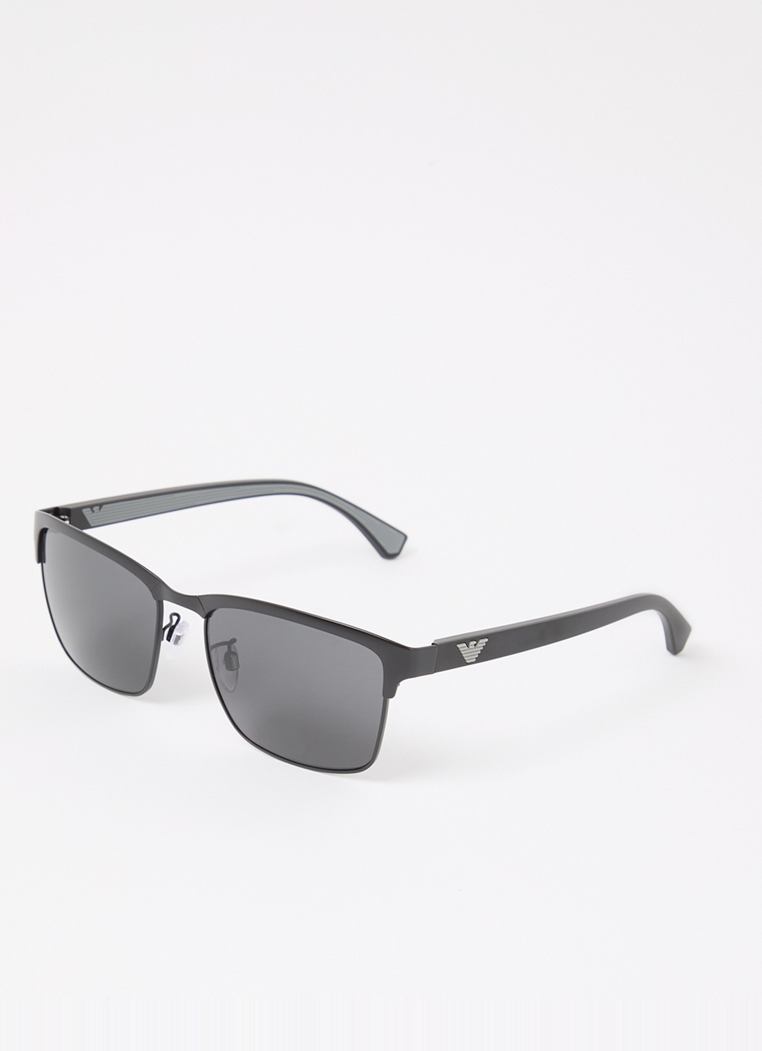 Armani Wayfarer zonnebril EA2087  - voorkant 4 zwart