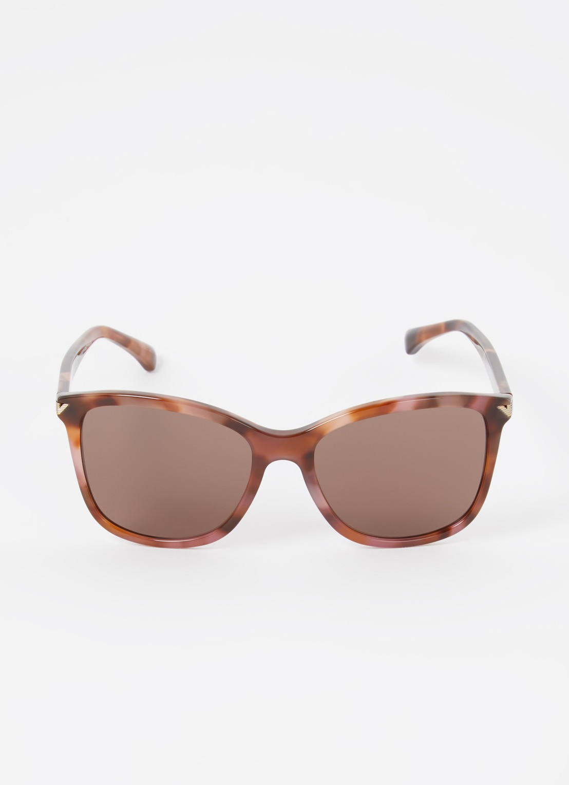 Armani Wayfarer zonnebril EA4060 - detail 2 bruin