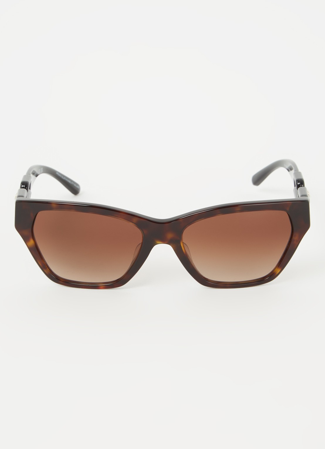 Armani Wayfarer zonnebril EA4203U - detail 2 donkerbruin