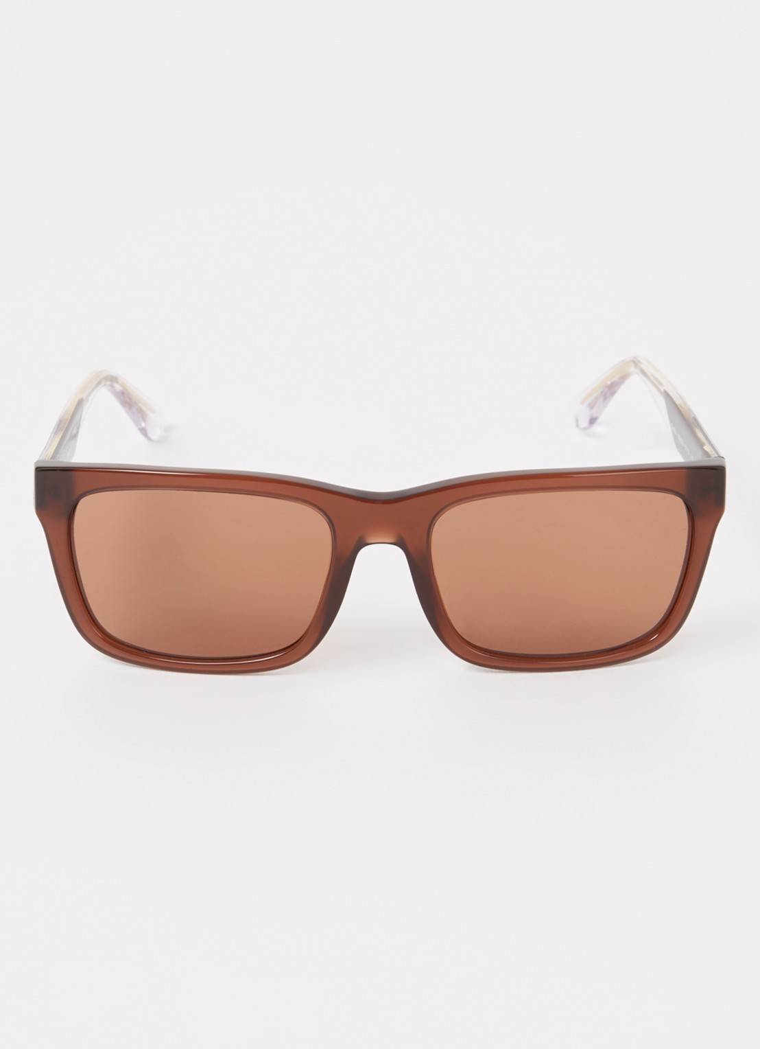 Armani Wayfarer zonnebril EA4224 - detail 3 bruin