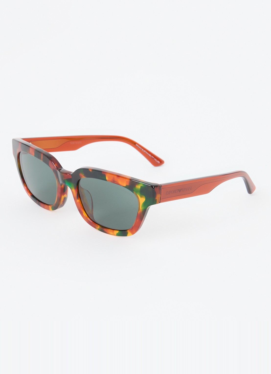Armani Wayfarer zonnebril EA4233U - voorkant 4 roodbruin