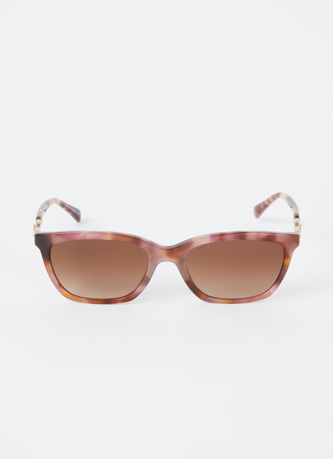 Armani Wayfarer zonnebril EA4238 - detail 2 roodbruin