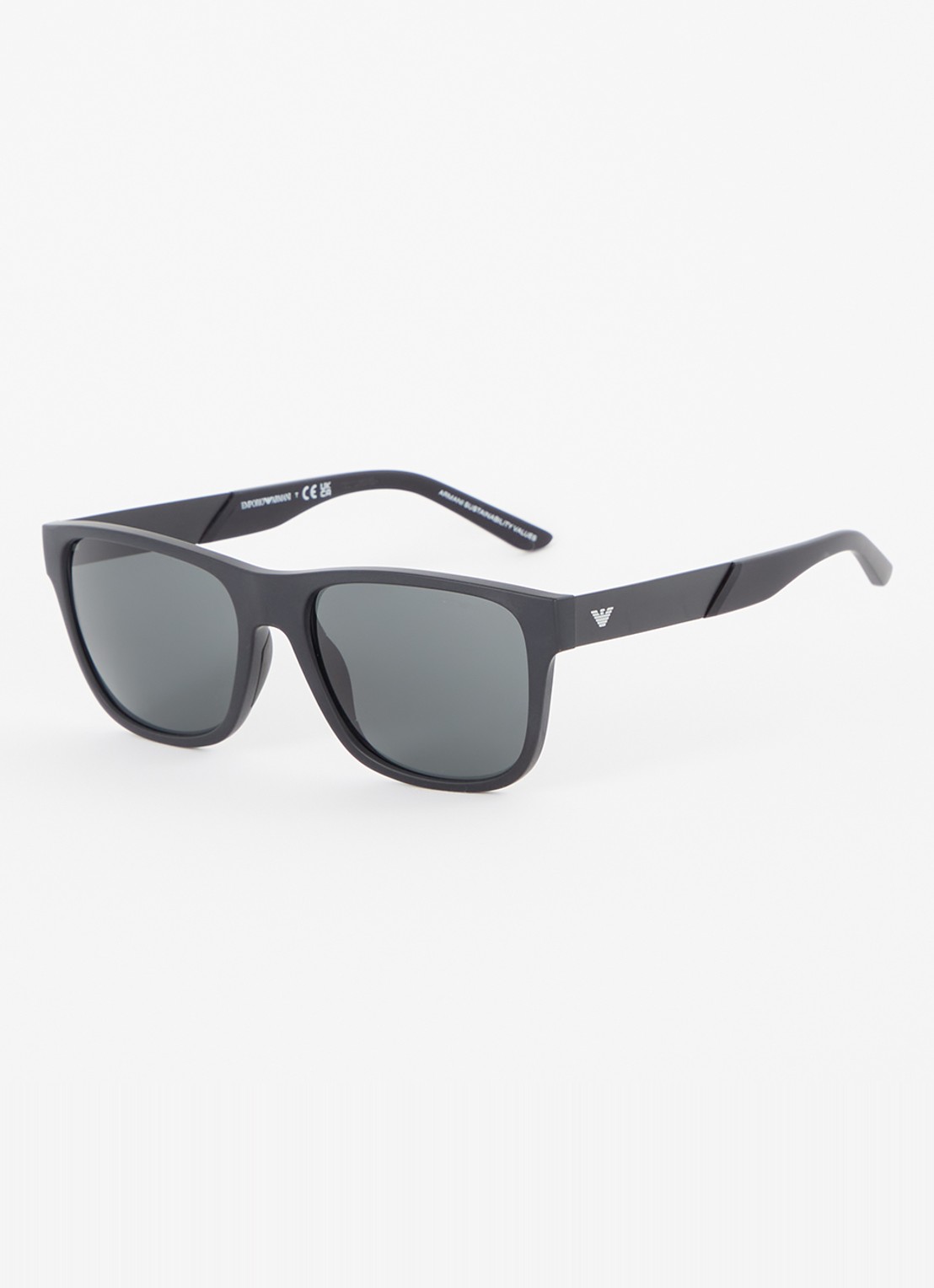 Armani Wayfarer zonnebril EA4243 - voorkant 4 zwart