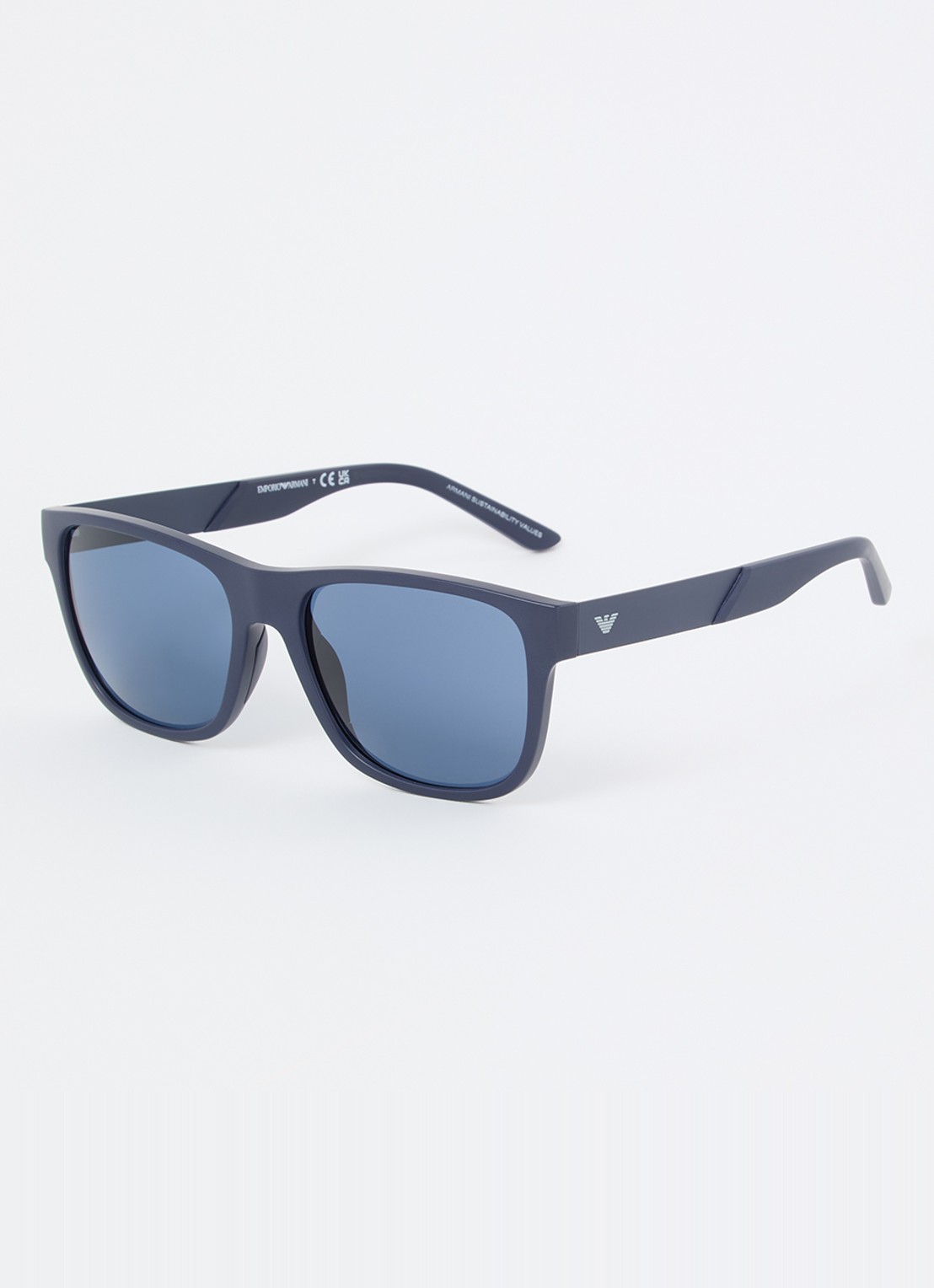 Armani Wayfarer zonnebril EA4243 - voorkant donkerblauw
