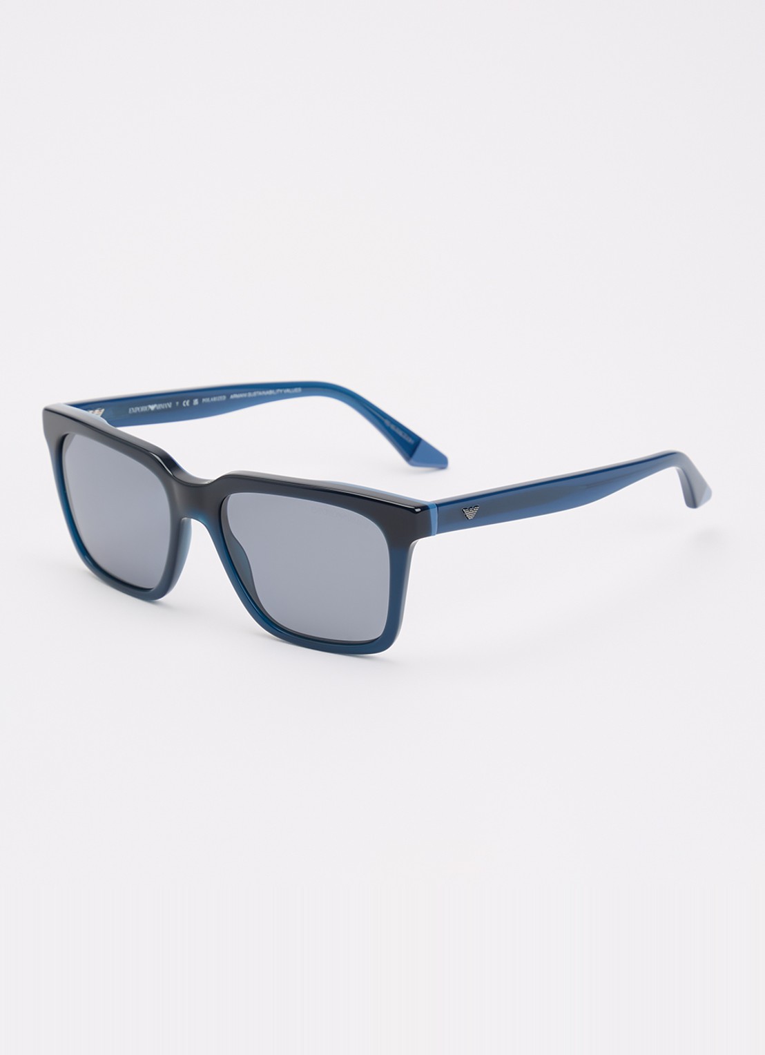 Armani Wayfarer zonnebril EA4260 - voorkant donkerblauw