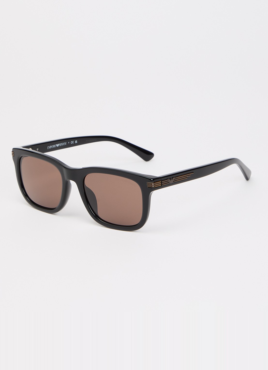 Armani Wayfarer zonnebril EA4282U - voorkant zwart