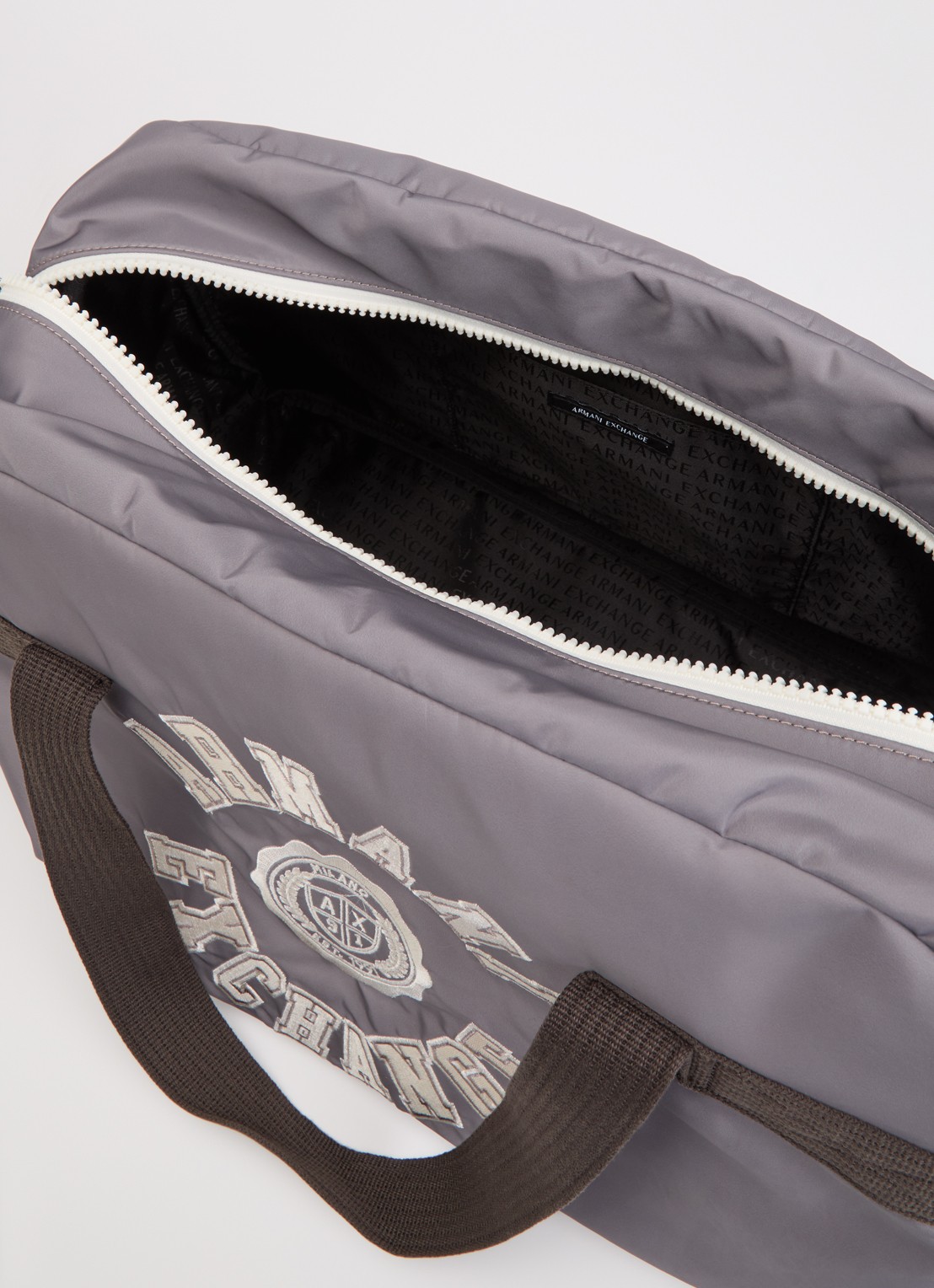 Armani Weekendtas met logo - detail khaki