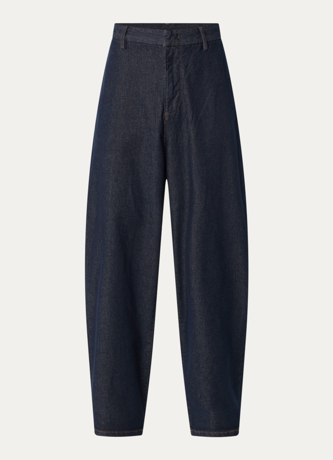 Armani Wide leg jeans met donkere wassing - voorkant 2 indigo