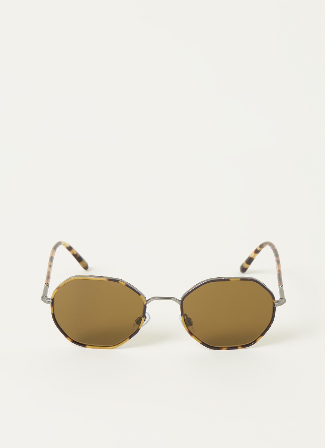 Armani Zonnebril AR6112J - voorkant 4 donkerbruin
