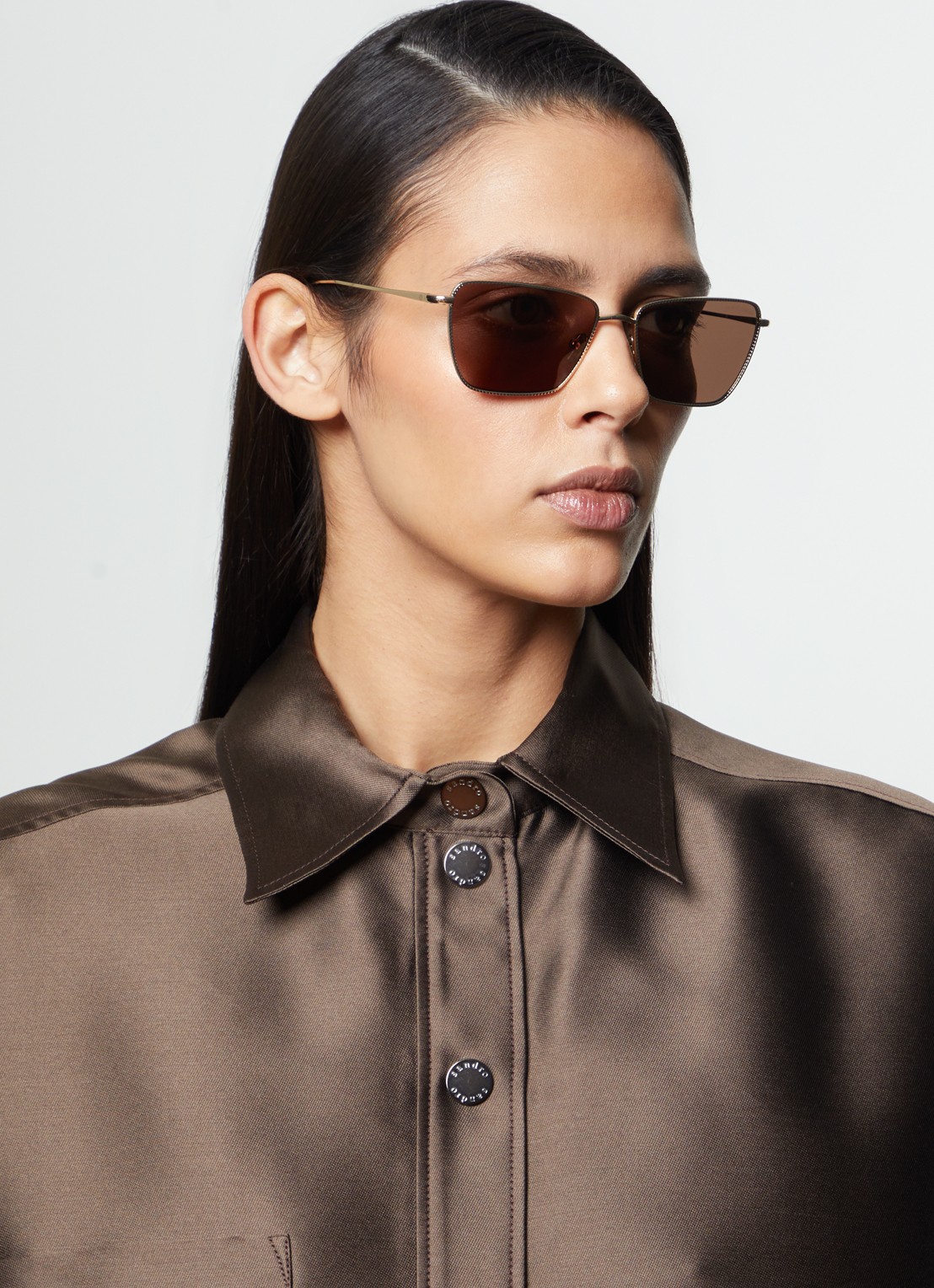 Armani Zonnebril AR6153 - voorkant 5 goud