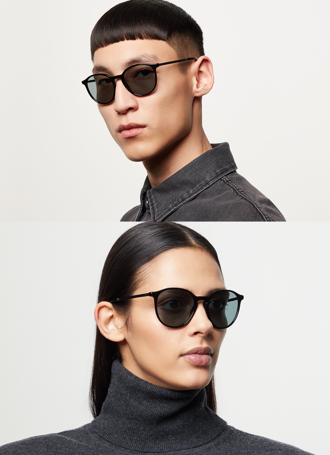 Armani Zonnebril AR8196 - voorkant 2 zwart
