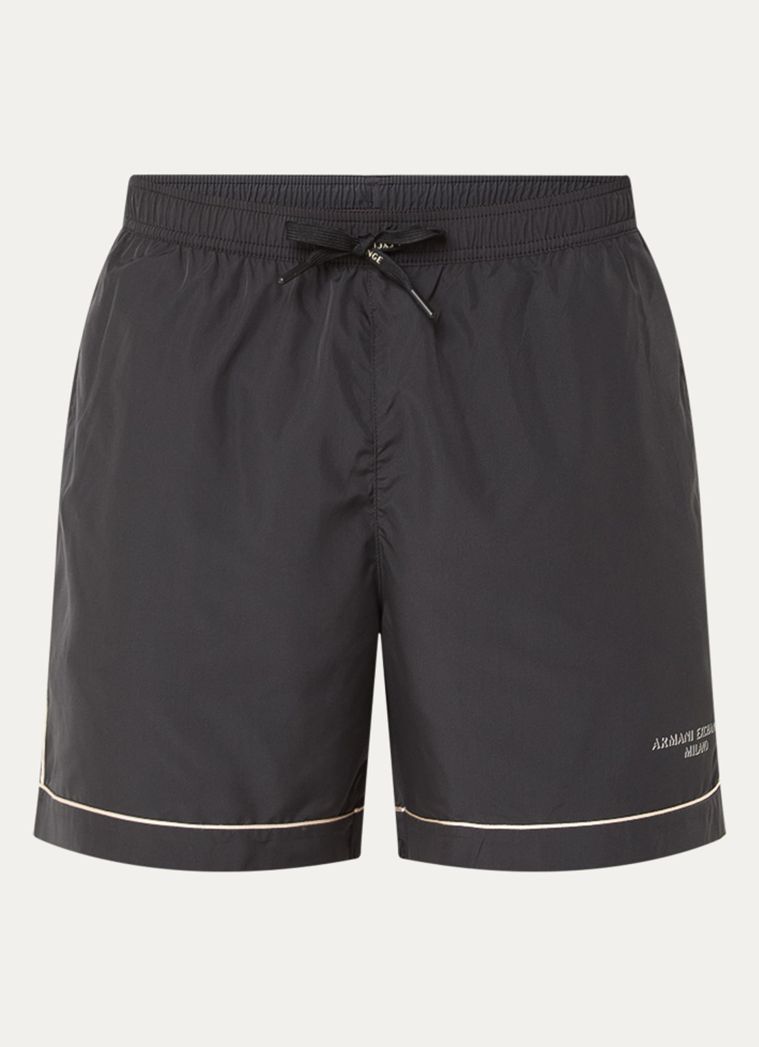Armani Zwemshort met logo - voorkant 3 antraciet