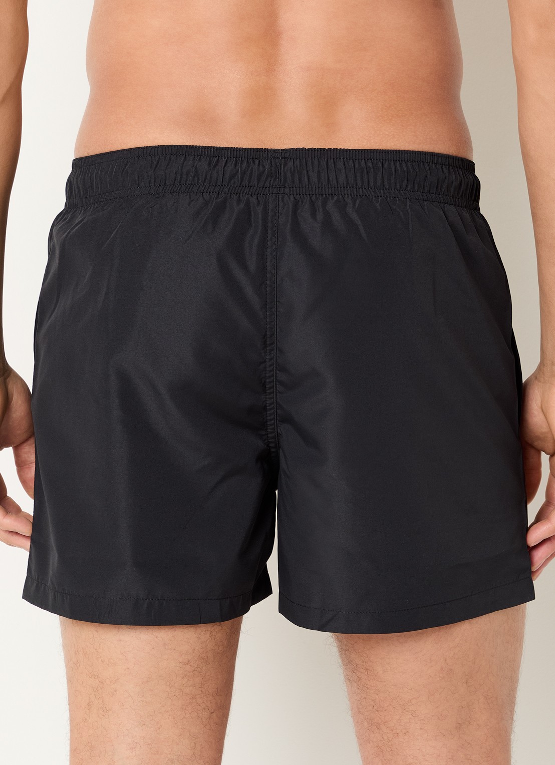 Armani Zwemshorts met logo en steekzakken - achterkant 4 zwart