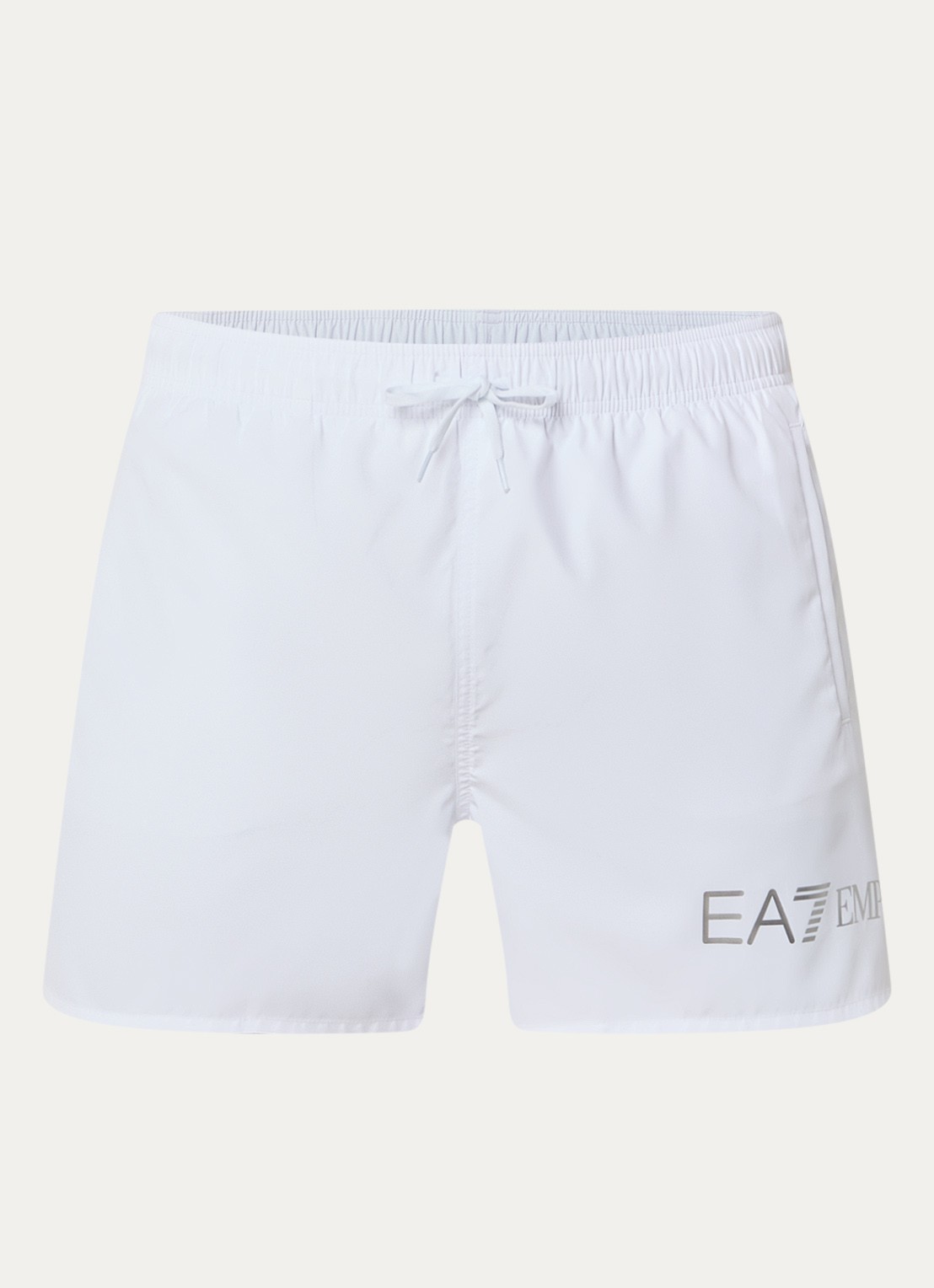 Armani Zwemshorts met logoprint  - voorkant wit