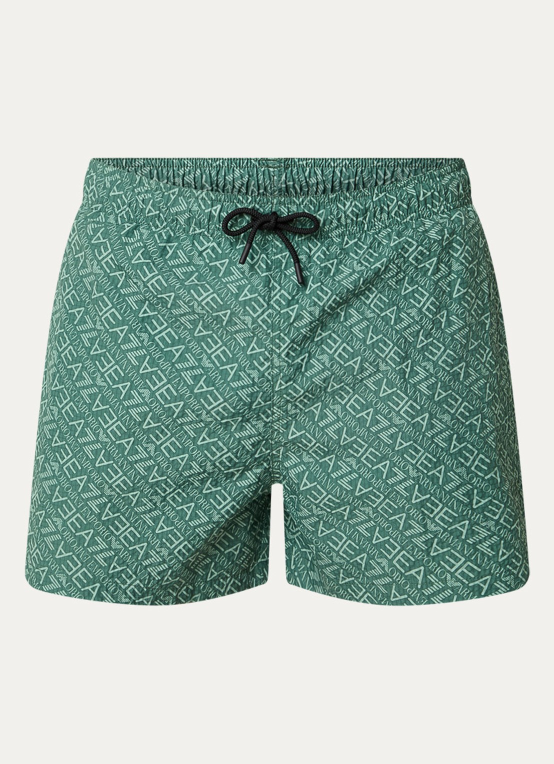 Armani Zwemshorts met logoprint - voorkant groen