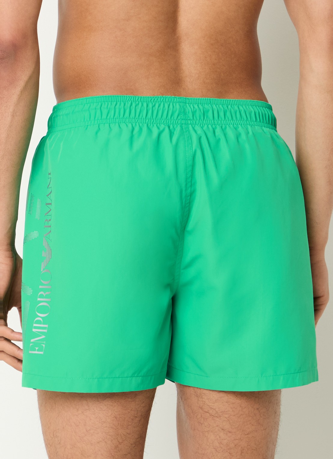 Armani Zwemshorts met logoprint - achterkant groen