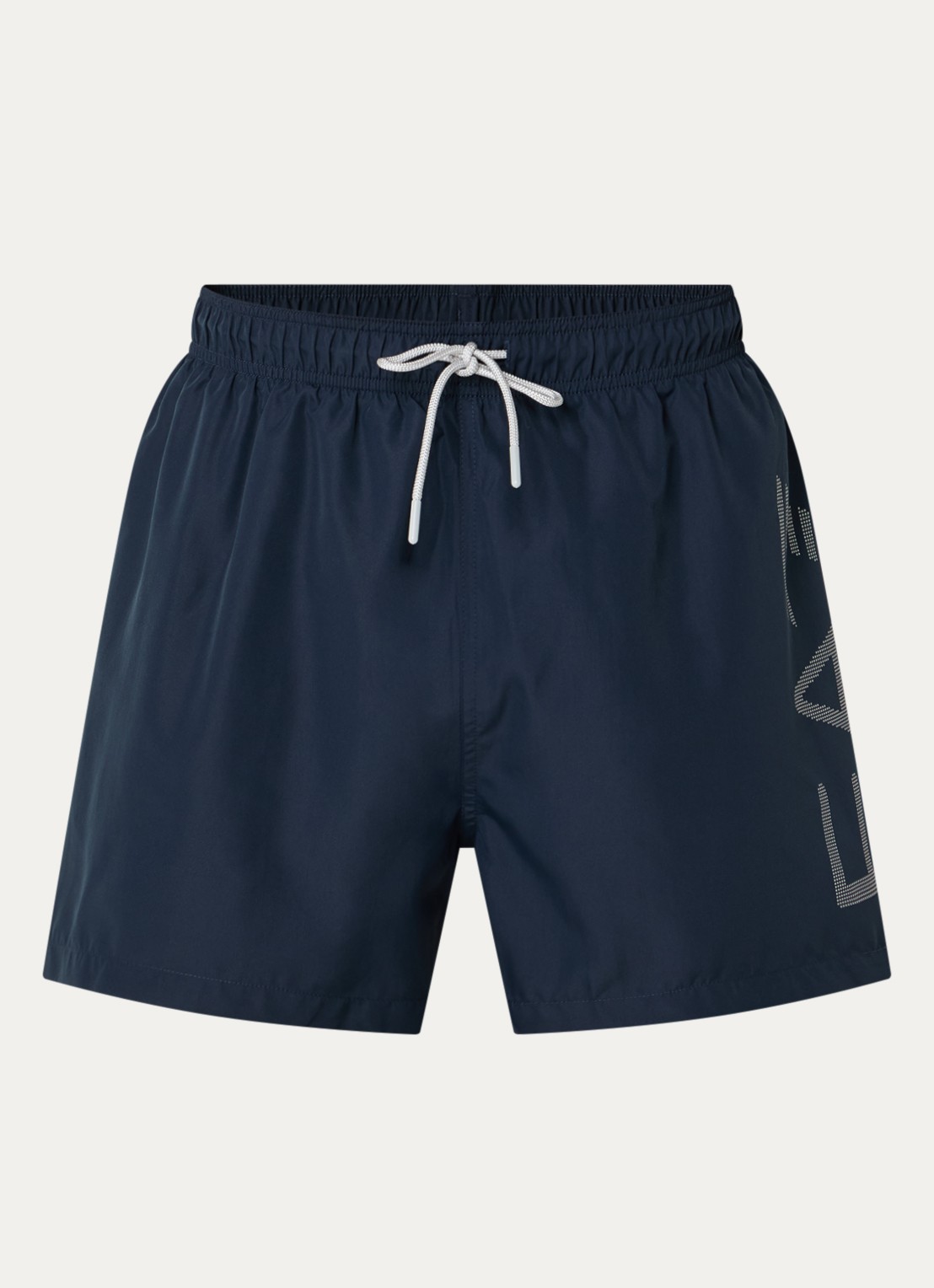 Armani Zwemshorts met logoprint - voorkant donkerblauw