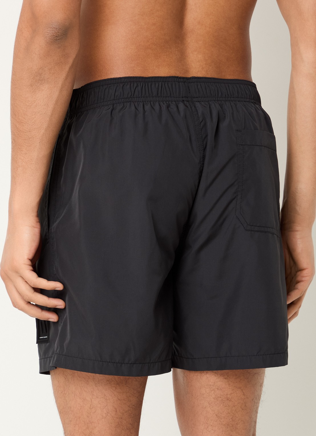 Armani Zwemshorts met steekzakken - achterkant zwart