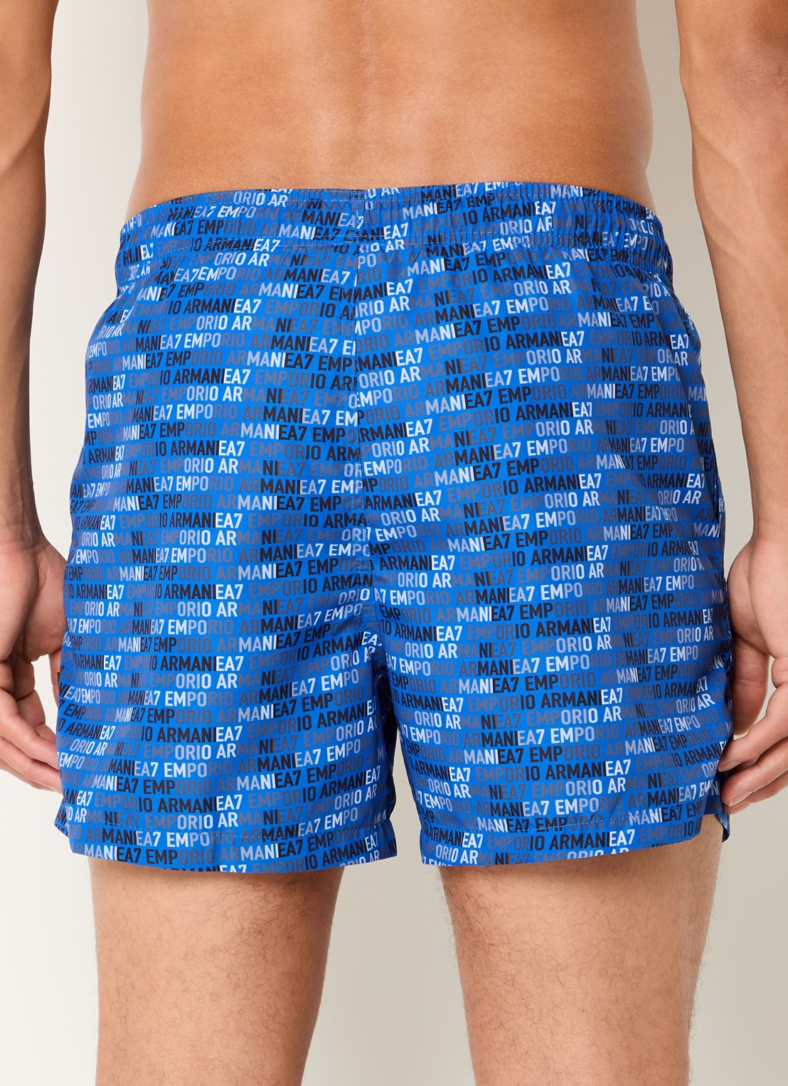 Armani Zwemshorts met steekzakken - achterkant turquoise