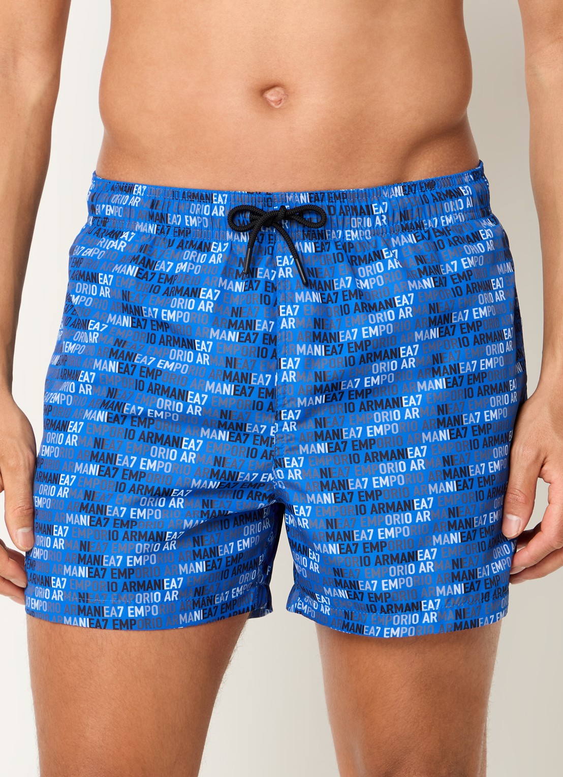 Armani Zwemshorts met steekzakken - detail 2 turquoise