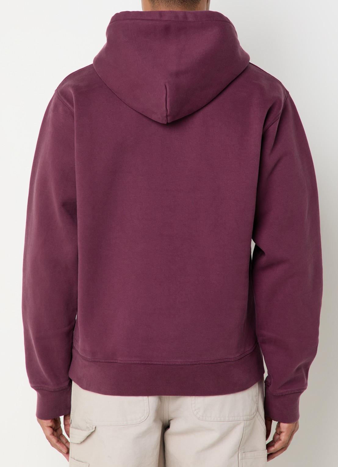 Arte Antwerp Heart hoodie met logo - achterkant 5 bordeauxrood